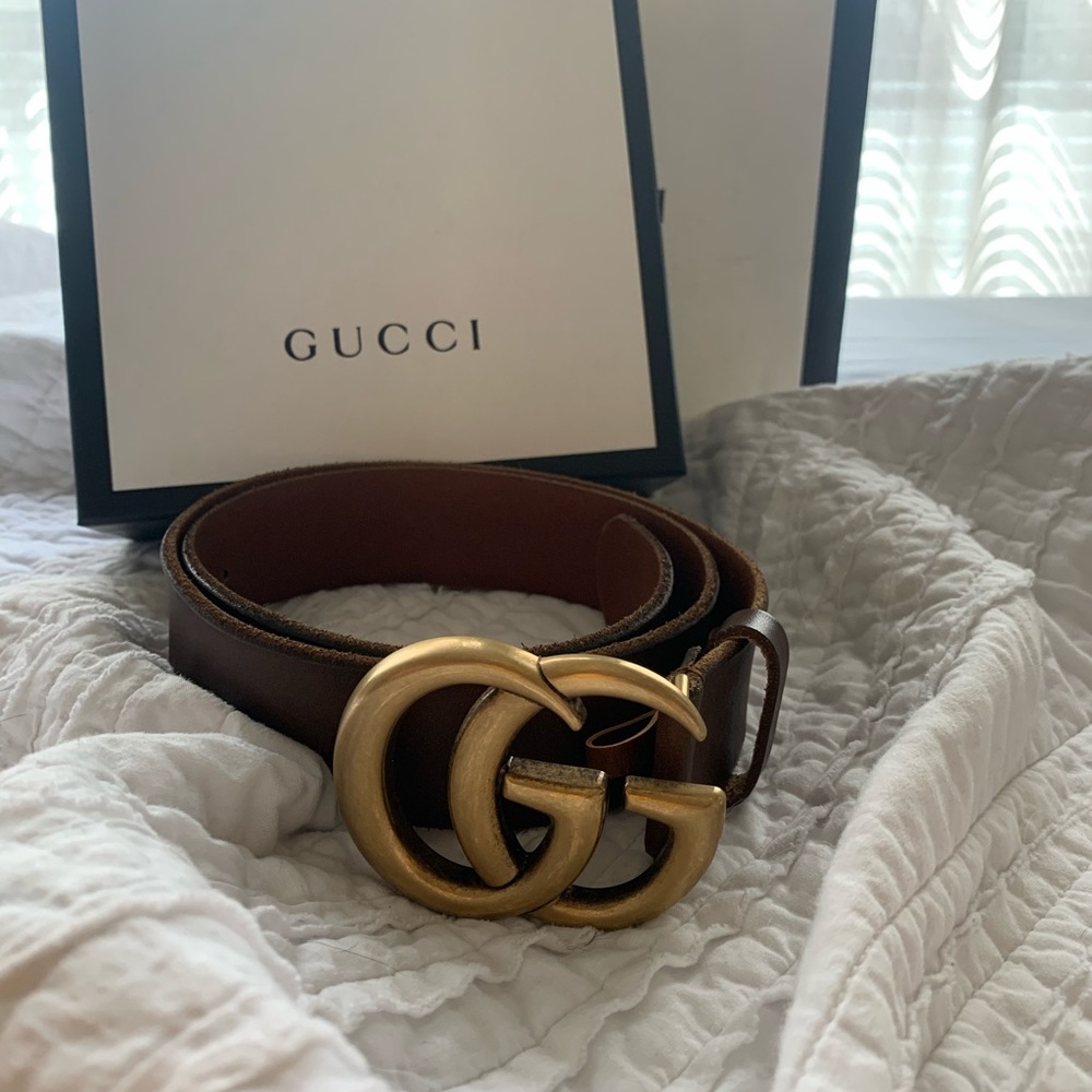 Brown Gucci Belt